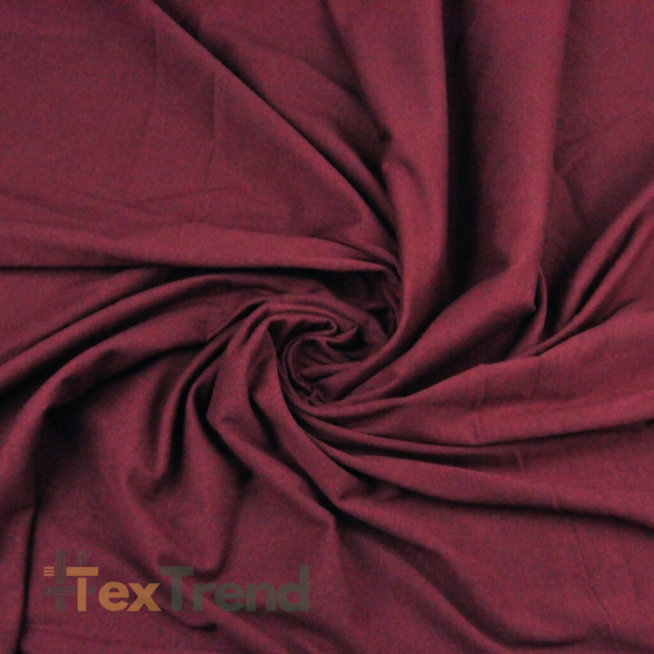 Einfarbiger Jersey-Stoff Burgunder  