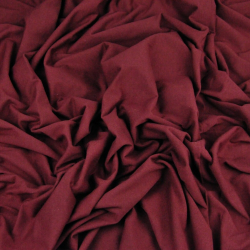 Einfarbiger Jersey-Stoff Burgunder  