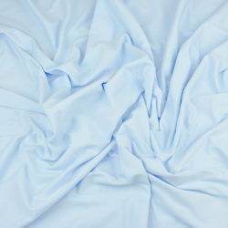Einfarbiger Jersey-Stoff Himmelblau  