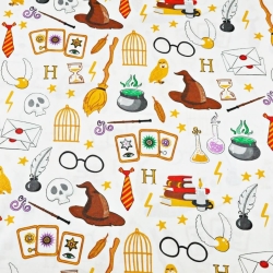 Baumwolle 100% magische Gadgets auf weißem Hintergrund  