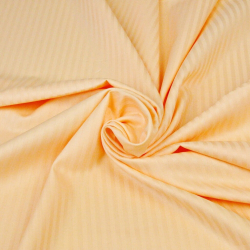 Baumwoll-Damast Pfirsich Streifen  