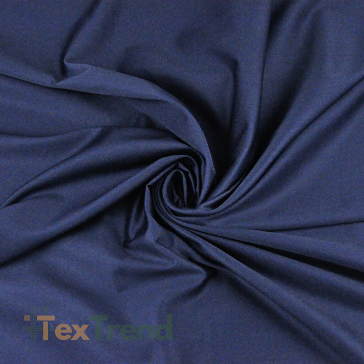 Blaue Baumwollsatin - 220cm
