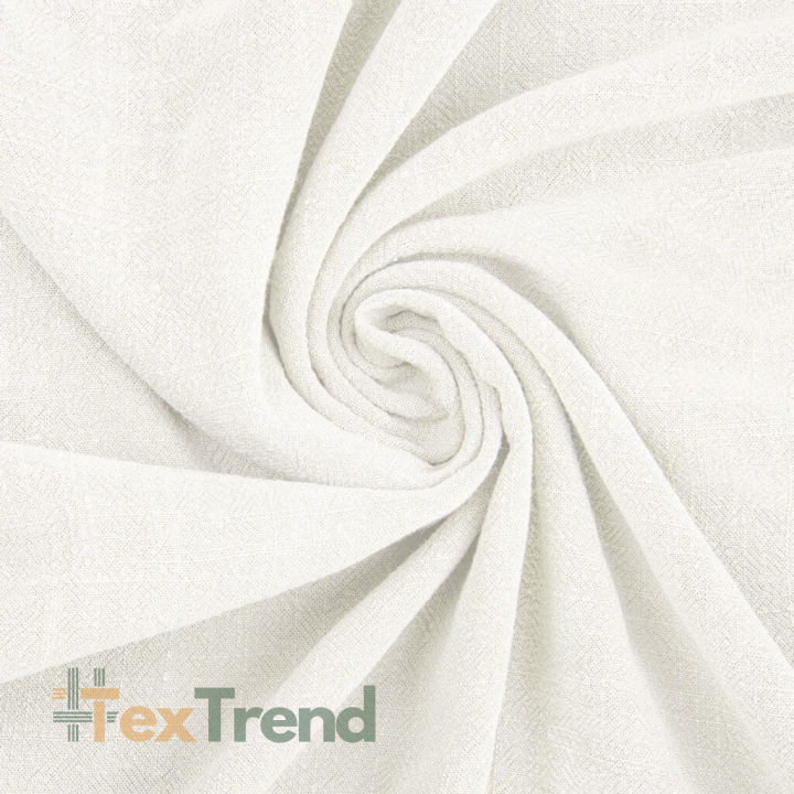 Leinen mit Viskose Bekleidungsstoff - ecru (cloud dancer)  