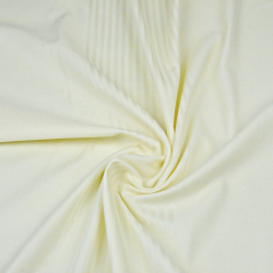 Baumwoll-Damast Ecru Streifen mit Rand  