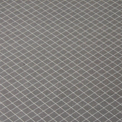 Baumwolle 100% Rauten weiß auf dunkelgrauem Hintergrund  