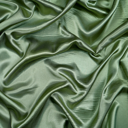 Bekleidungsstoff Satin olivgrün  