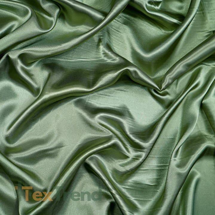 Bekleidungsstoff Satin olivgrün  