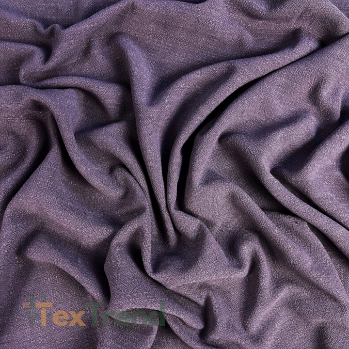 Leinen mit Viskose Bekleidungsstoff - holunderbeere (Elderberry)  