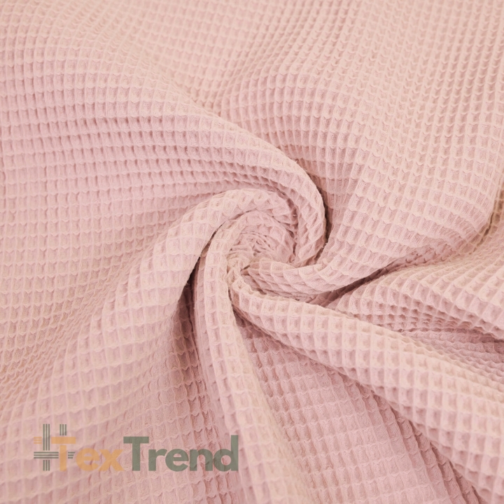 Waffel dünn Baumwolle schmutzig rosa  