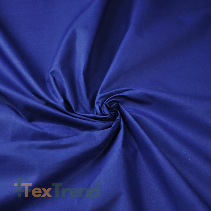 Baumwolle 100% einfarbig dunkel saphir 220cm - 22  