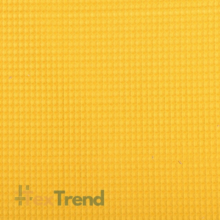 Dünner Baumwollwaffel senfgelb  