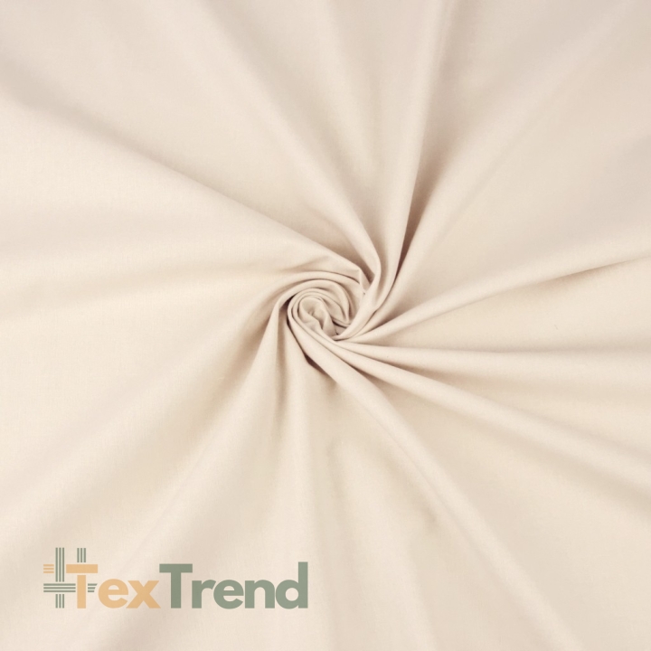 Baumwolle 100% einfarbig beige-aprikose 220cm - 2  