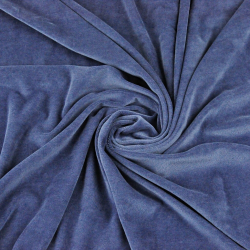 Baumwollvelours Bekleidungsstoff - Jeans  