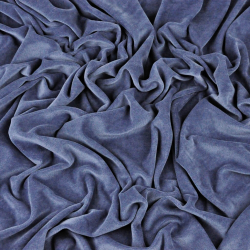 Baumwollvelours Bekleidungsstoff - Jeans  