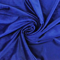 Polyester Samt - saphirblau  