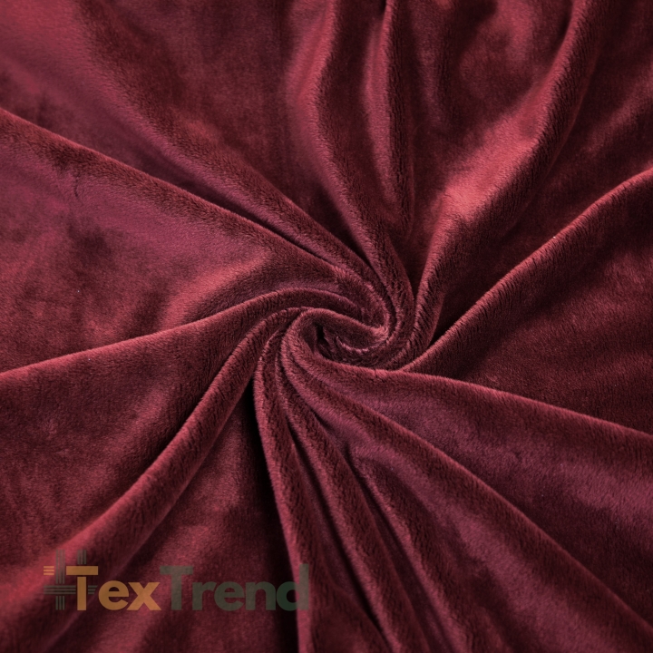Minky glatt Premium kirschrot  