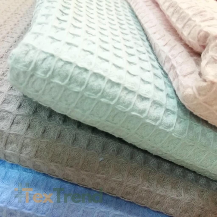 Baumwoll-Waffel Reste, Endstücke - 1kg