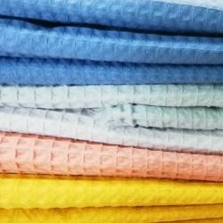 Baumwoll-Waffel Reste, Endstücke - 1kg