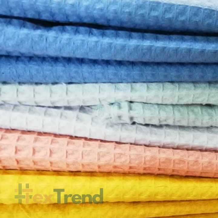 Baumwoll-Waffel Reste, Endstücke - 1kg