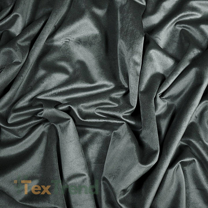 Vorhangsamtt - dunkles Graugrau  