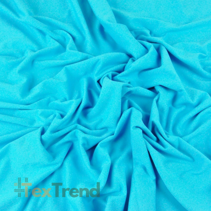 Jersey-Stoff einfarbig türkis  