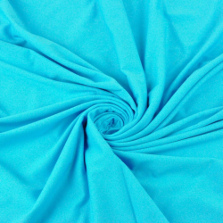 Jersey-Stoff einfarbig türkis  