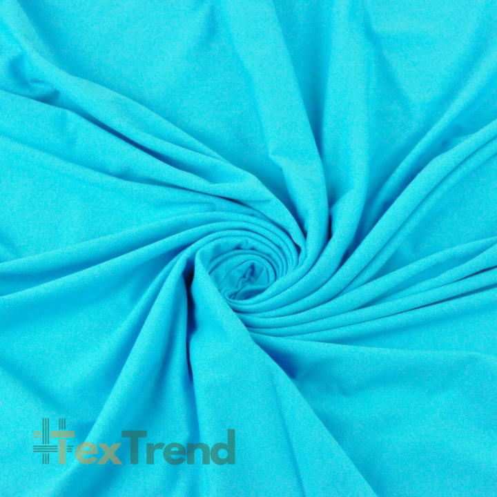 Jersey-Stoff einfarbig türkis  
