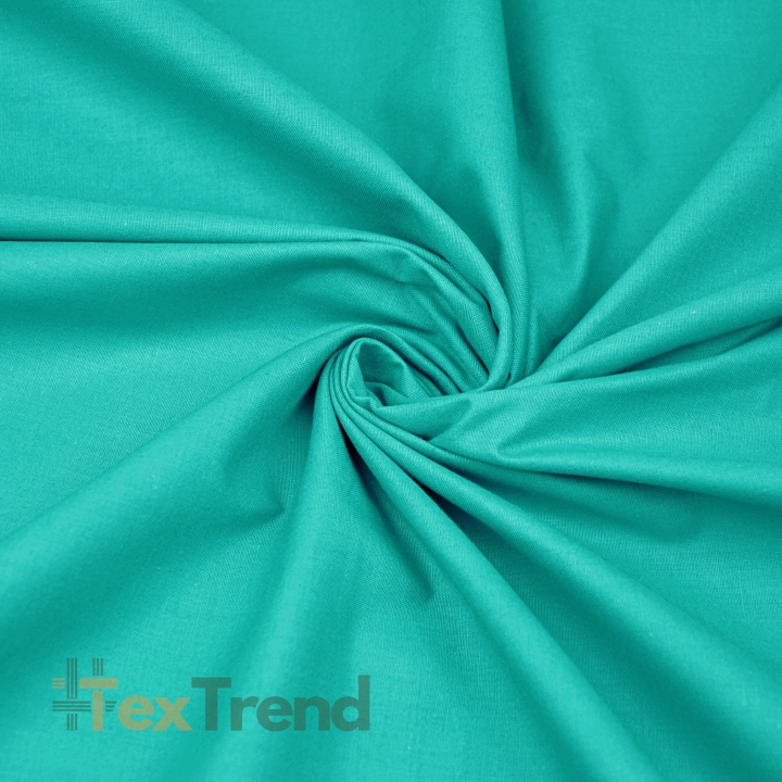 Baumwolle 100% einfarbig krankenhausgrün - 95  