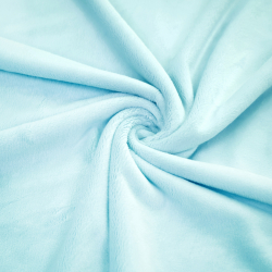 Minky glatt Premium hellblau  