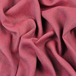 Leinen 100% Bekleidungs- und Bettwäsche rosa-grau melange - 185g  