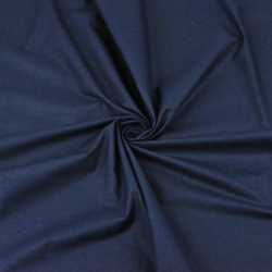 Baumwolle 100% einfarbig dunkelblau für Schule  