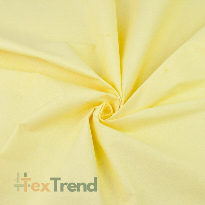 Baumwolle 100% einfarbig vanille 19  