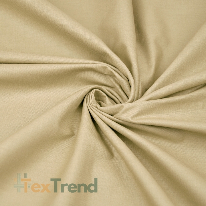 Baumwolle 100% einfarbig sandfarben - 70  