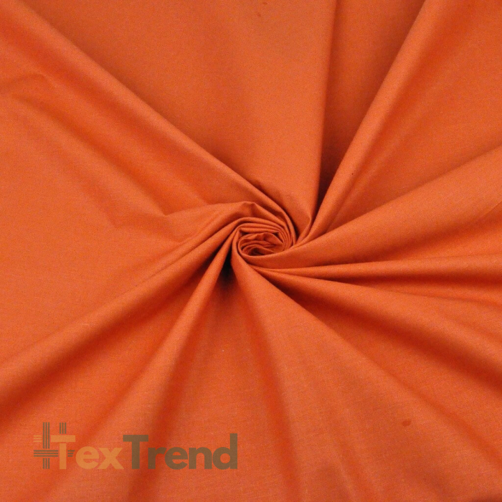 Baumwolle 100% einfarbig rotbraun - 87  