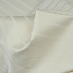 Baumwolle Damast ecru Streifen und Streifen  