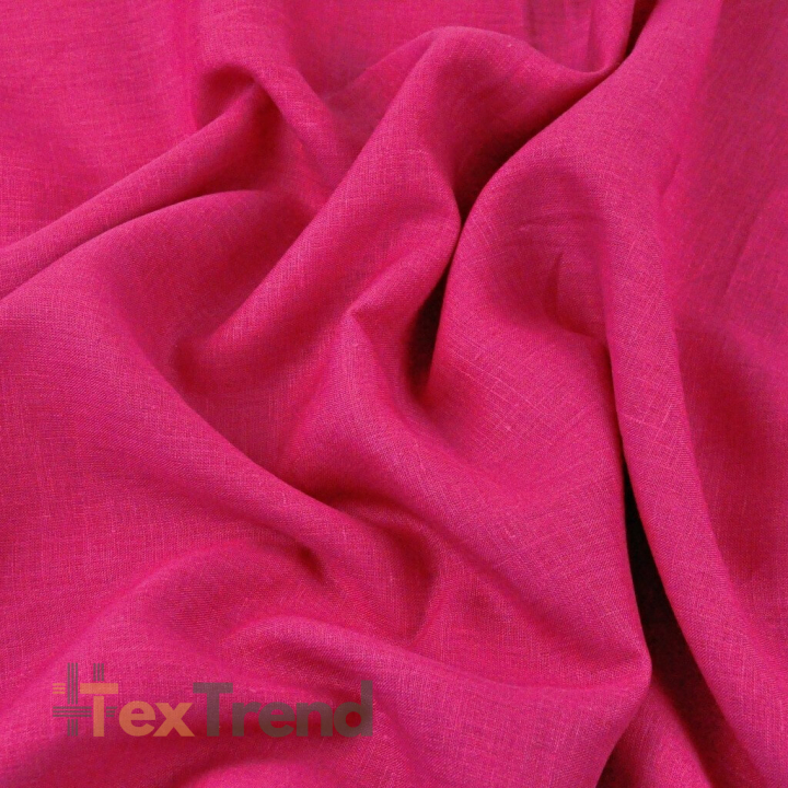 Leinen 100% Bekleidungsstoff fuchsia - 125g  