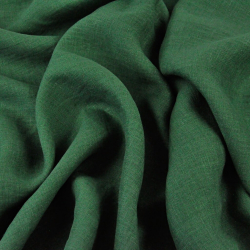Leinen 100% Bekleidungsstoff dunkelgrün - 125g  
