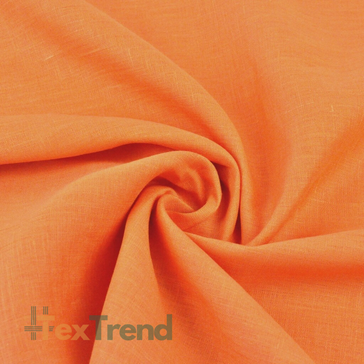 Leinen 100% Bekleidungsstoff orange - 125g  