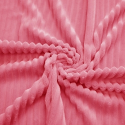 Minky Premium Streifen gefrorene Erdbeere (strawberry ice)  