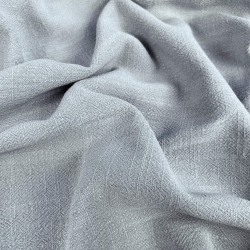 Leinen mit Viskose für Kleidung - hellgrau (Vapor blue)