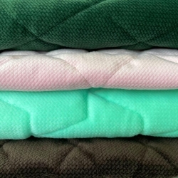 Velours gesteppter MIX Reste, Endstücke - 1kg  