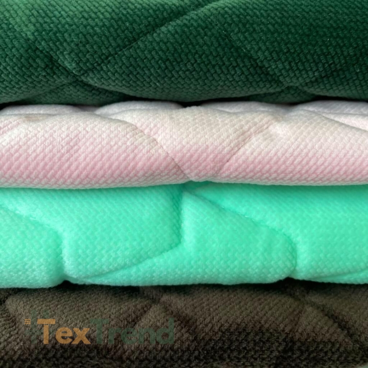 Velours gesteppter MIX Reste, Endstücke - 1kg  