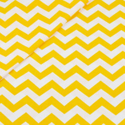 Baumwolle 100% Zickzack dunkelgelb  