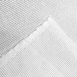 Baumwoll-Leinwand weiß zum Sticken - 42 Fäden auf 10 cm