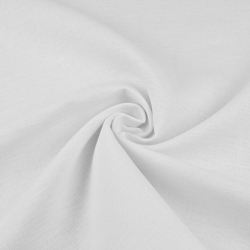 Leinen 100% Bekleidungs- und Bettwäsche weiß - 185g  