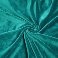 Minky glatt Premium dunkel türkis (Mosaic blue)  