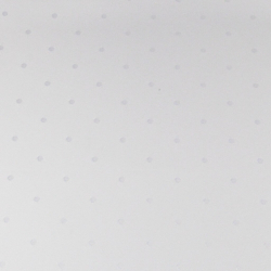Tischdeckenstoff fleckenabweisend weiß - Punktmuster  