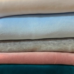 Baumwollvelours Bekleidungs-MIX Reste, Endstücke - 1kg