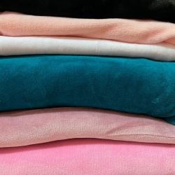 Baumwollvelours Bekleidungs-MIX Reste, Endstücke - 1kg  