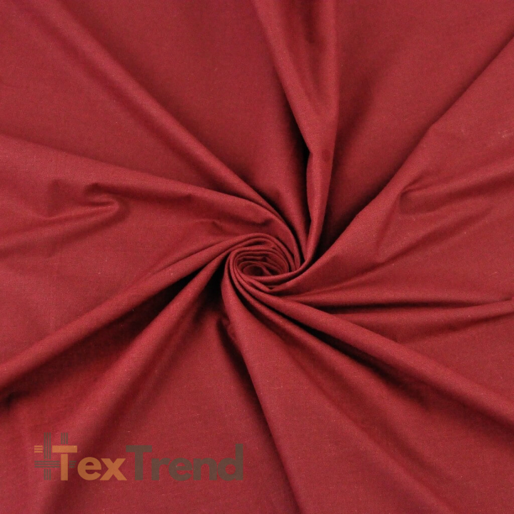 Baumwolle 100% einfarbig karminrot - 89  